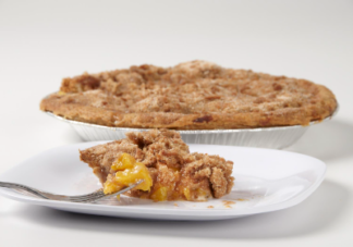 Dutch Crumb Peach Pie